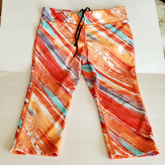 Womens L Leggings - Orange - Picture 1 of 4